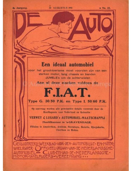 1911 DE AUTO MAGAZINE 35 NEDERLANDS
