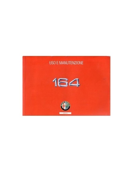 1996 ALFA ROMEO 164 INSTRUCTIEBOEKJE ITALIAANS