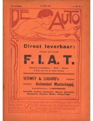 1912 DE AUTO MAGAZIN 21 NIEDERLÄNDISCH