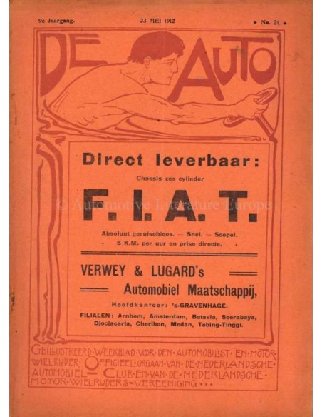 1912 DE AUTO MAGAZIN 21 NIEDERLÄNDISCH
