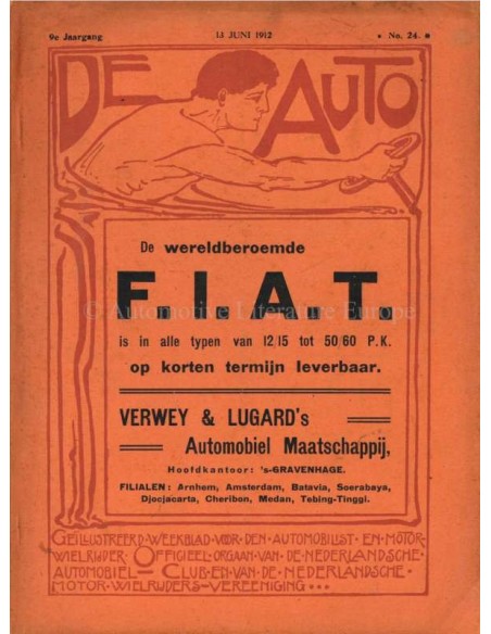 1912 DE AUTO MAGAZIN 24 NIEDERLÄNDISCH