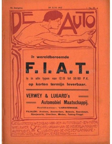1912 DE AUTO MAGAZINE 25 DUTCH
