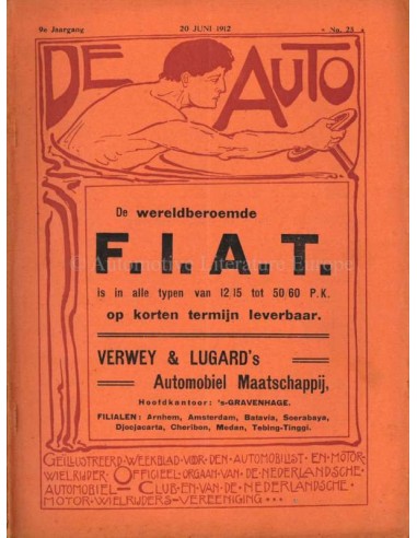1912 DE AUTO MAGAZINE 25 NEDERLANDS