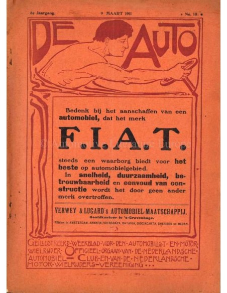 1911 DE AUTO MAGAZINE 10 DUTCH
