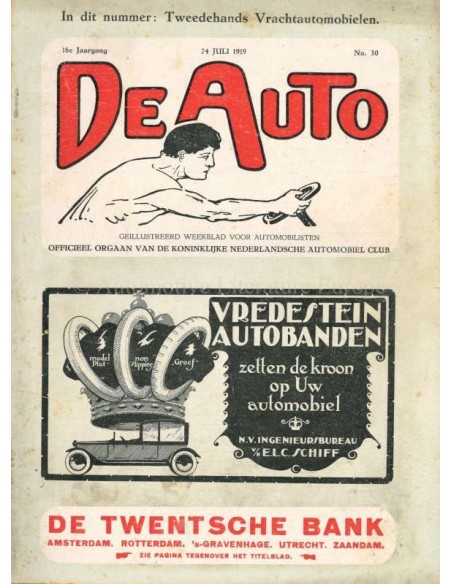 1919 DE AUTO MAGAZINE 30 DUTCH