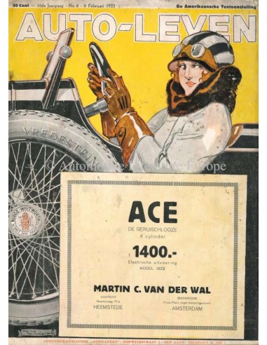 1922 AUTO-LEVEN MAGAZINE 6 DUTCH