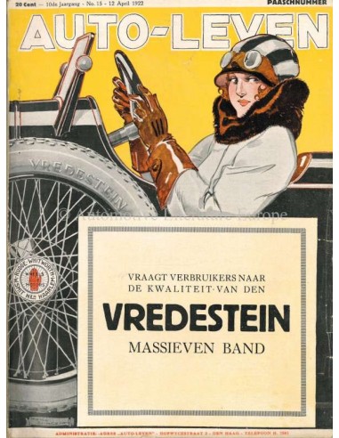 1922 AUTO-LEVEN MAGAZIN 15 NIEDERLÄNDISCH