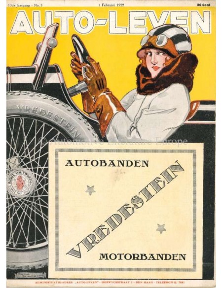 1922 AUTO-LEVEN MAGAZINE 5 NEDERLANDS