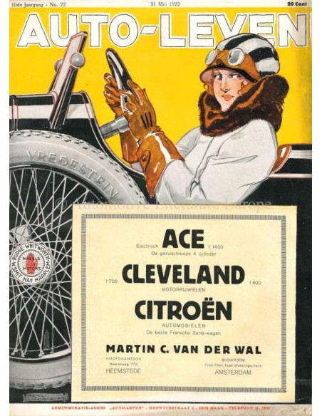 1922 AUTO-LEVEN MAGAZINE 22 NEDERLANDS