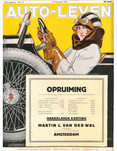 1922 AUTO-LEVEN MAGAZINE 34 NEDERLANDS