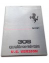 1983 FERRARI 308 GTS & GTB QUATTROVALVOLE INSTRUCTIEBOEKJE US EDITIE 260/83