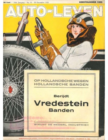 1922 AUTO-LEVEN MAGAZIN 51 NIEDERLÄNDISCH