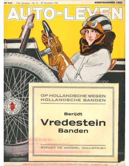 1922 AUTO-LEVEN MAGAZINE 51 DUTCH