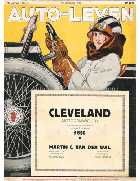 1922 AUTO-LEVEN MAGAZINE 38 NEDERLANDS