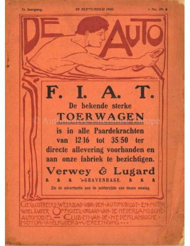1910 DE AUTO MAGAZINE 39 NEDERLANDS