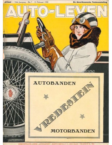 1922 AUTO-LEVEN MAGAZIN 7 NIEDERLÄNDISCH