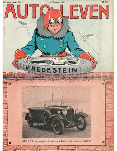 1921 AUTO-LEVEN MAGAZIN 7 NIEDERLÄNDISCH