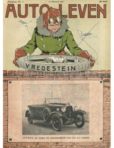 1921 AUTO-LEVEN MAGAZIN 8 NIEDERLÄNDISCH