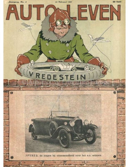 1921 AUTO-LEVEN MAGAZINE 8 NEDERLANDS
