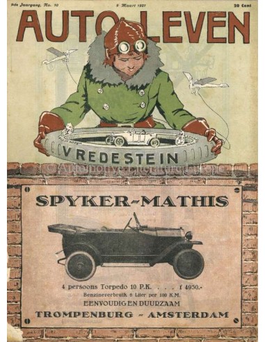 1921 AUTO-LEVEN MAGAZIN 10 NIEDERLÄNDISCH