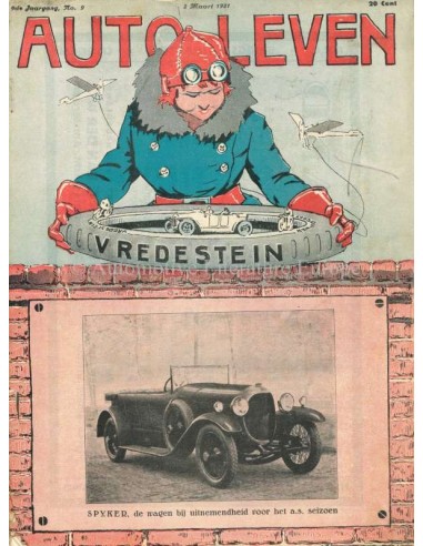 1921 AUTO-LEVEN MAGAZINE 9 NEDERLANDS