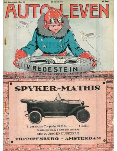 1921 AUTO-LEVEN MAGAZINE 16 DUTCH