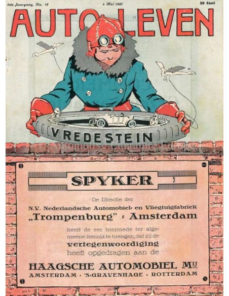 1921 AUTO-LEVEN MAGAZIN 18 NIEDERLÄNDISCH