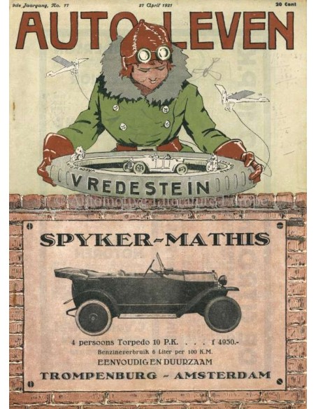 1921 AUTO-LEVEN MAGAZIN 17 NIEDERLÄNDISCH