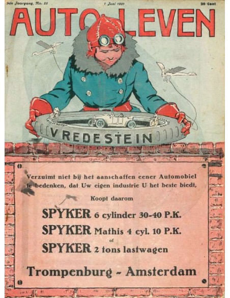 1921 AUTO-LEVEN MAGAZINE 22 NEDERLANDS