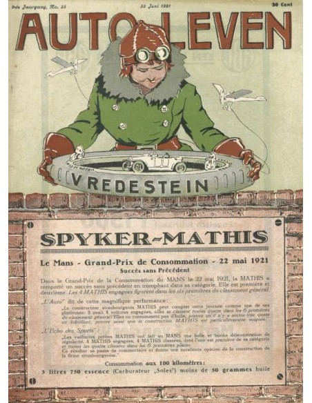 1921 AUTO-LEVEN MAGAZINE 25 NEDERLANDS