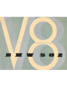 1954 BMW 502 V8 BROCHURE ENGELS