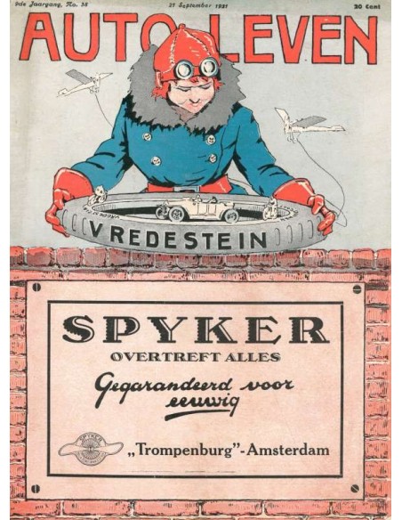 1921 AUTO-LEVEN MAGAZIN 38 NIEDERLÄNDISCH