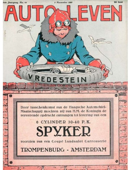 1921 AUTO-LEVEN MAGAZINE 44 NEDERLANDS