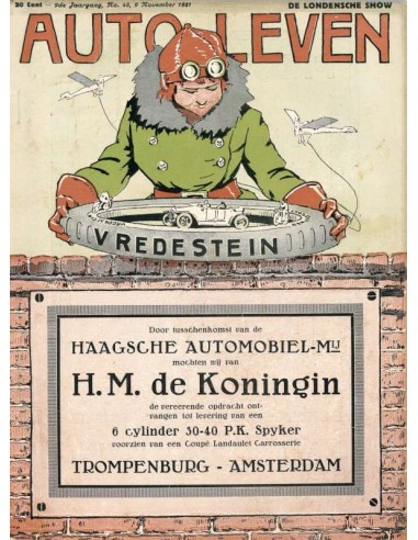 1921 AUTO-LEVEN MAGAZIN 45 NIEDERLÄNDISCH