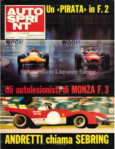 1972 AUTOSPRINT MAGAZINE 11 ITALIAN
