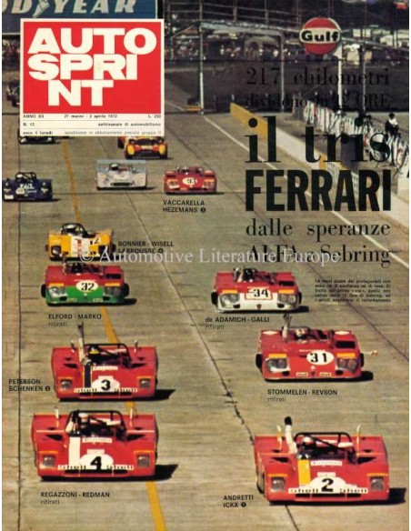 1972 AUTOSPRINT MAGAZINE 13 ITALIAANS