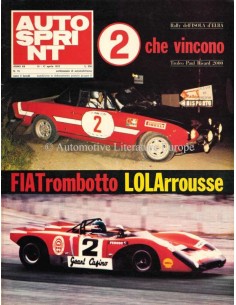 1972 AUTOSPRINT MAGAZINE 15 ITALIAN