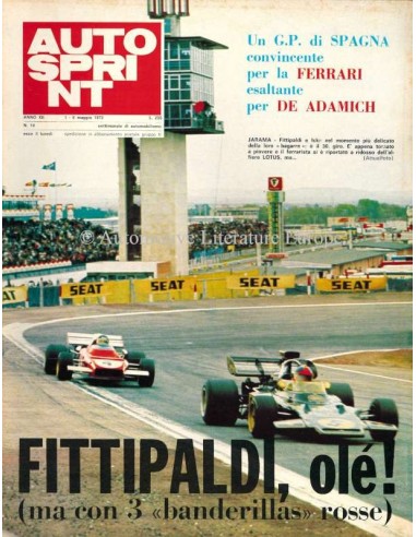 1972 AUTOSPRINT MAGAZIN 18 ITALIENISCH
