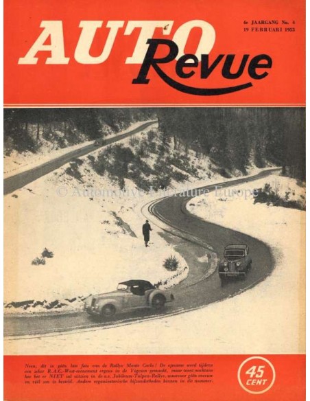 1953 AUTO REVUE MAGAZINE 4 DUTCH