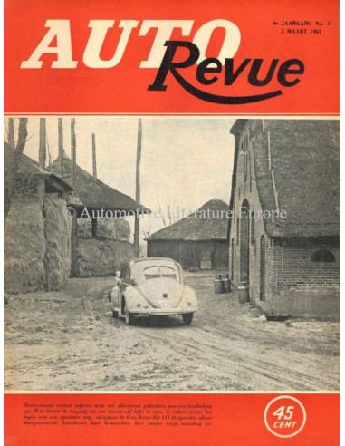 1953 AUTO REVUE MAGAZINE 5 DUTCH