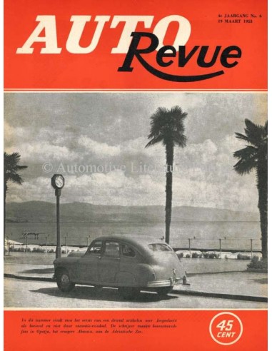 1953 AUTO REVUE MAGAZINE 6 DUTCH