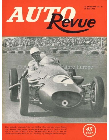 1953 AUTO REVUE MAGAZIN 11 NIEDERLÄNDISCH