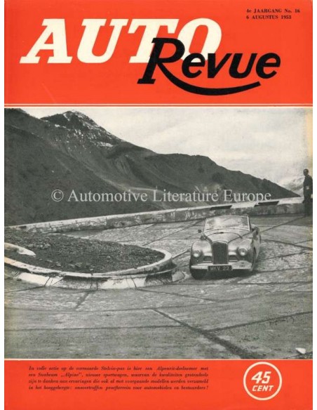 1953 AUTO REVUE MAGAZINE 16 NEDERLANDS