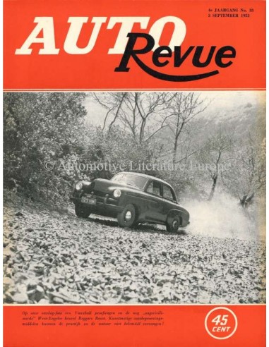 1953 AUTO REVUE MAGAZINE 18 NEDERLANDS