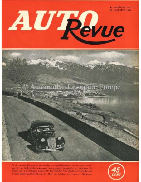 1953 AUTO REVUE MAGAZIN 17 NIEDERLÄNDISCH