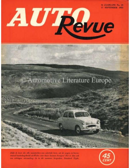 1953 AUTO REVUE MAGAZINE 19 NEDERLANDS