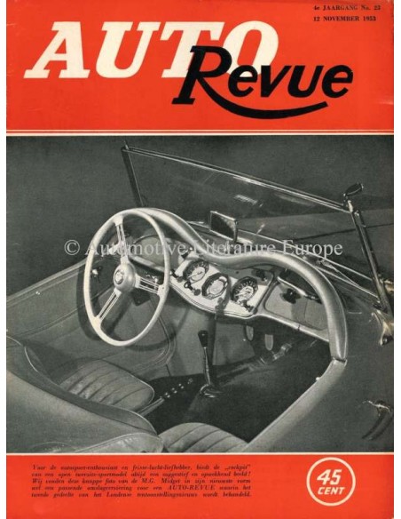1953 AUTO REVUE MAGAZINE 23 DUTCH