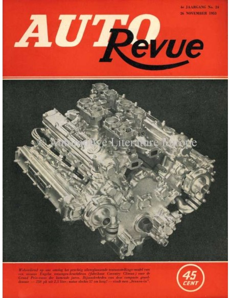 1953 AUTO REVUE MAGAZINE 24 NEDERLANDS