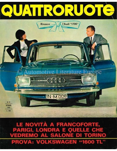 1965 QUATTRORUOTE MAGAZINE 10 ITALIAANS