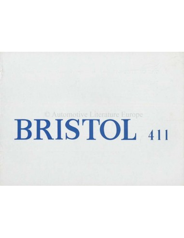 1970 BRISTOL 411 PROSPEKT ENGLISCH